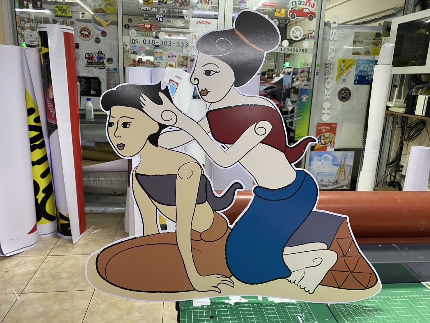 ป้ายสแตนดี้ไดคัท