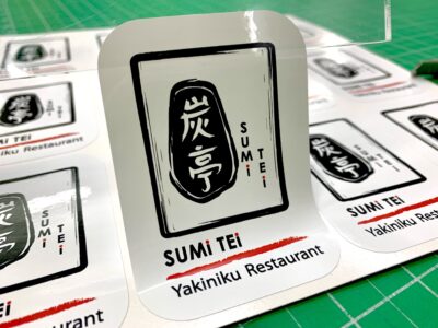 พิมพ์สติ๊กเกอร์ติดกล่อง รัชดา