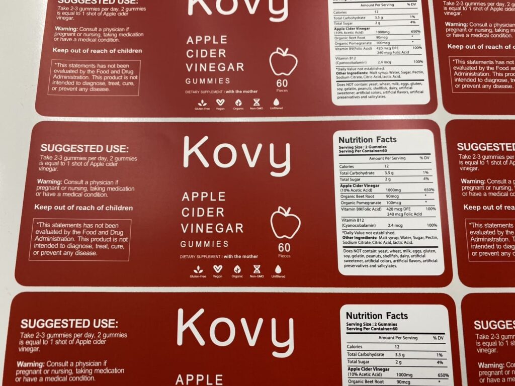 สติ๊กเกอร์พิมพ์ฉลากสินค้า